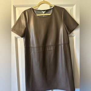 Vegan leather Z Supply mini dress size S